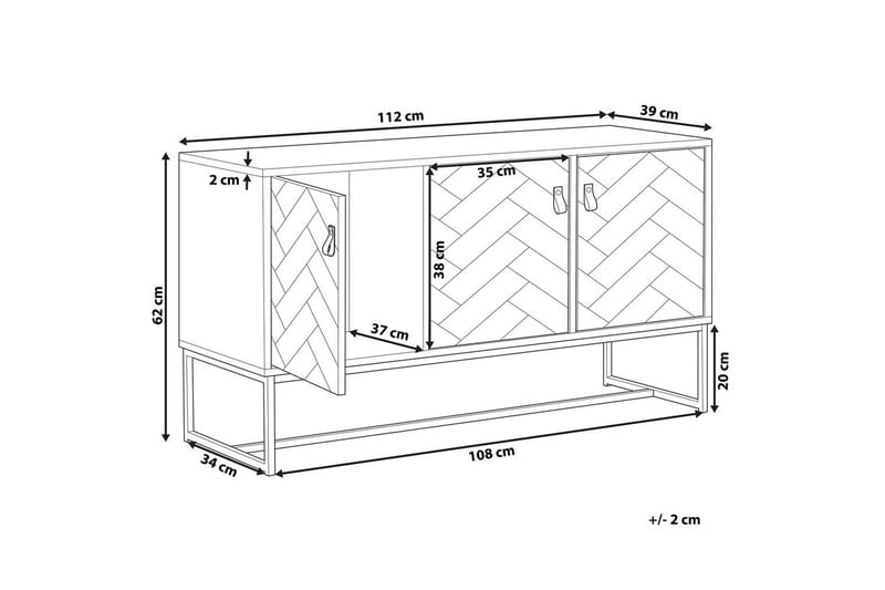 Skænk Nueva - Opbevaring - Opbevaringsmøbler - Skænke & sideboards