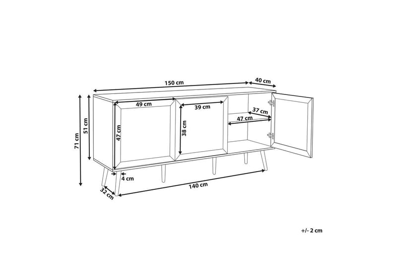 Skænk Opoco - Opbevaring - Opbevaringsmøbler - Skænke & sideboards