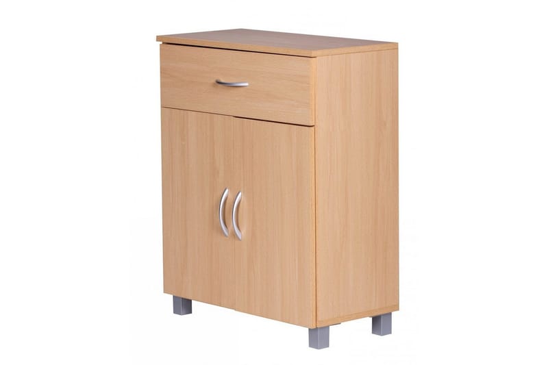 Skænk Wohnling Folieret spånplade 60 x 75 cm 2 døre 1 skuffe moderne stil - Opbevaring - Opbevaringsmøbler - Skænke & sideboards