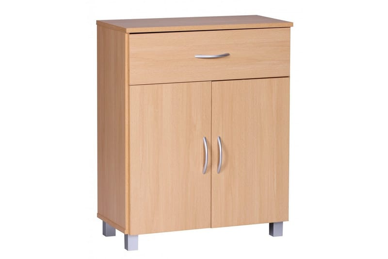 Skænk Wohnling Folieret spånplade 60 x 75 cm 2 døre 1 skuffe moderne stil - Møbler - Borde - Aflastningsbord - Entrébord