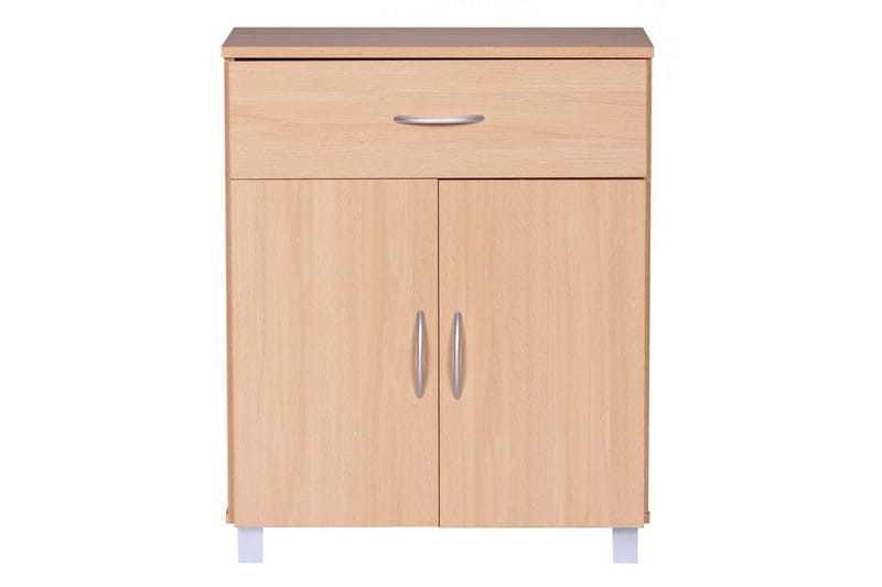 Skænk Wohnling Folieret spånplade 60 x 75 cm 2 døre 1 skuffe moderne stil - Møbler - Borde - Aflastningsbord - Entrébord