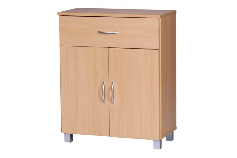 Skænk Wohnling Folieret spånplade 60 x 75 cm 2 døre 1 skuffe moderne stil - Møbler - Borde - Aflastningsbord - Entrébord