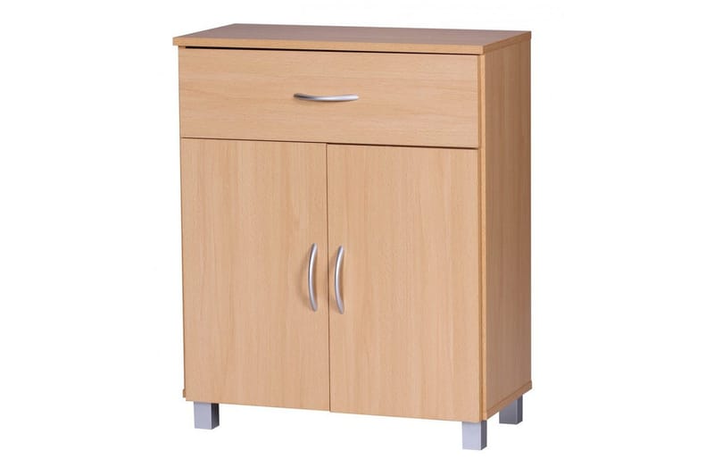 Skænk Wohnling Folieret spånplade 60 x 75 cm 2 døre 1 skuffe moderne stil - Opbevaring - Opbevaringsmøbler - Skænke & sideboards