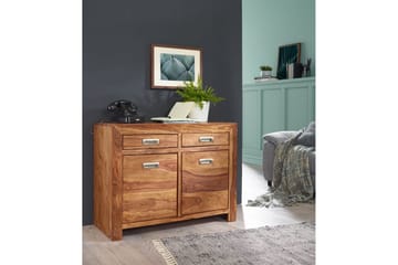 Skænk Wohnling Massivt træ 90 cm 2 døre 2 skuffer landhus - Opbevaring - Opbevaringsmøbler - Skænke & sideboards