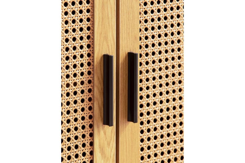 Skænk Wohnling Melaminbelagt MDF 80 cm 2 døre med wienervæv moderne - Møbler - Borde - Aflastningsbord - Entrébord
