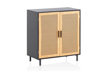 Skænk Wohnling Melaminbelagt MDF 80 cm 2 døre med wienervæv moderne - Opbevaring - Opbevaringsmøbler - Skænke & sideboards