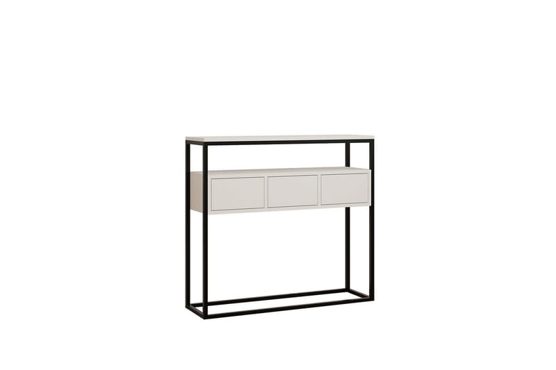 Skinke konsolbord 100 cm - Hvid - Møbler - Borde - Aflastningsbord - Entrébord