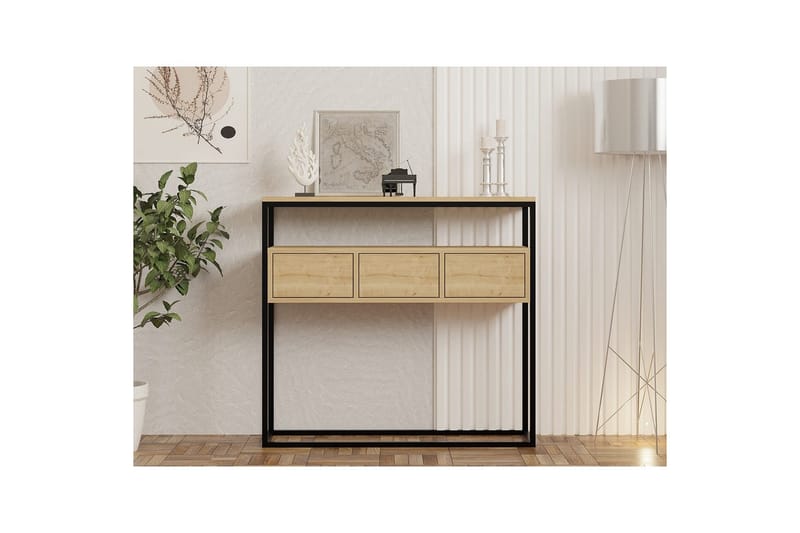 Skinke konsolbord 90 cm - Blå - Møbler - Borde - Aflastningsbord - Entrébord