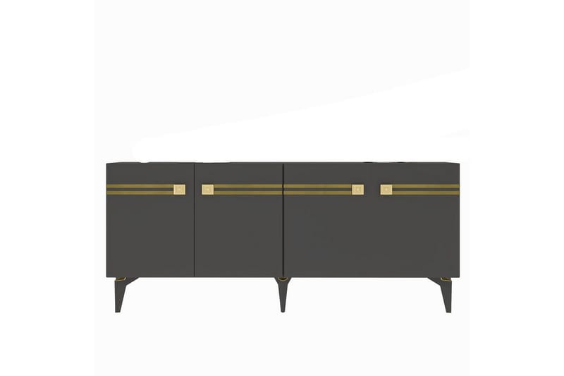 Slobidka Konsolbord 150 cm - Guld/Grafitgrå - Møbler - Borde - Aflastningsbord - Entrébord