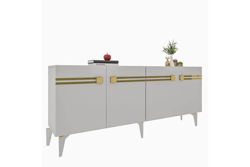 Slobidka Konsolbord 150 cm - Guld/Hvid - Møbler - Borde - Aflastningsbord - Entrébord