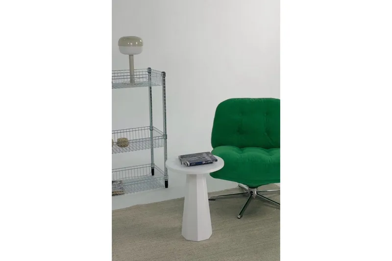 Sofabord Miu Hvid - Hvid - Møbler - Borde - Aflastningsbord - Lampebord