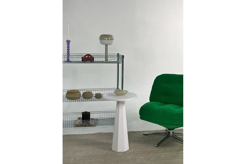 Sofabord Miu Hvid - Hvid - Møbler - Borde - Aflastningsbord - Lampebord