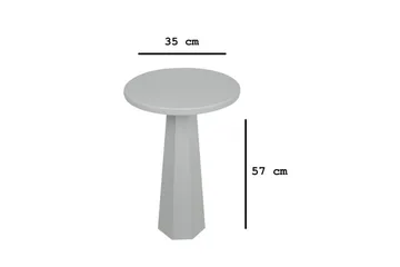 Sofabord Miu Hvid - Hvid - Møbler - Borde - Aflastningsbord - Lampebord