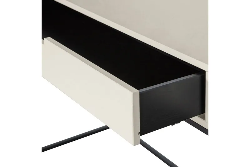 Sofabord Silas - Støv, Fyrretræ børstet - Møbler - Borde - Aflastningsbord - Lampebord