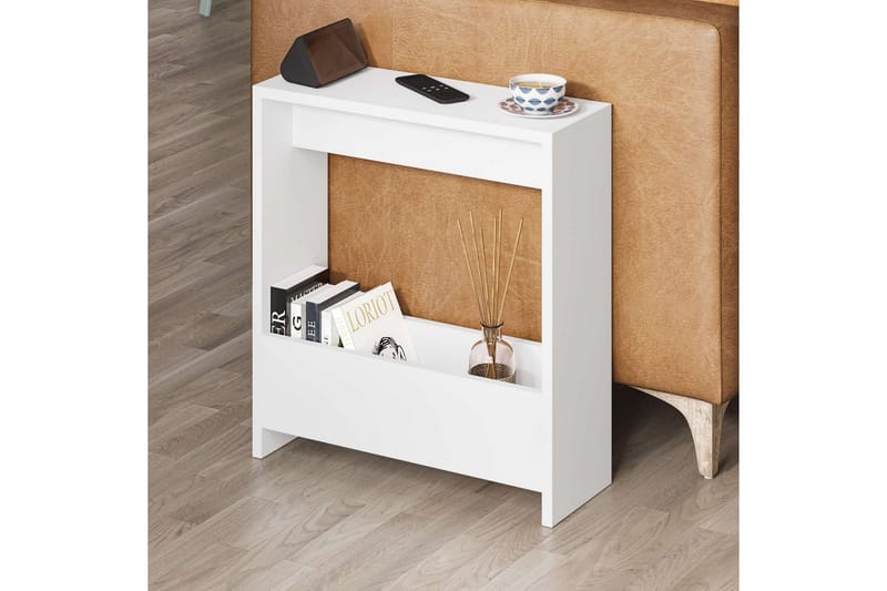 Sofabord Simpi Hvid - Hvid - Møbler - Borde - Aflastningsbord - Lampebord