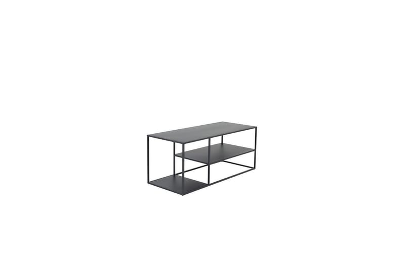 Sofabord Staal - Sort, 120x50x50 - Møbler - Borde - Aflastningsbord - Entrébord