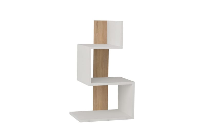 Sofabord Veyaie Hvid / Eg - Hvid - Møbler - Borde - Aflastningsbord - Lampebord