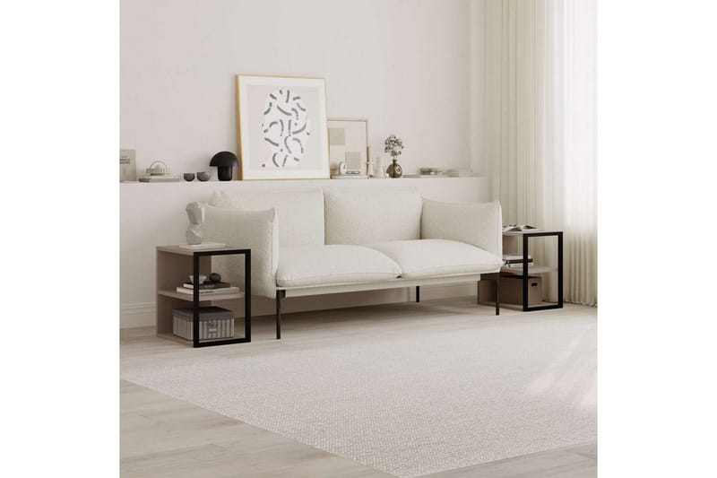 Sofabordsæt Kelinmoor Lys Mocha - Lys Mocha - Møbler - Borde - Aflastningsbord - Lampebord