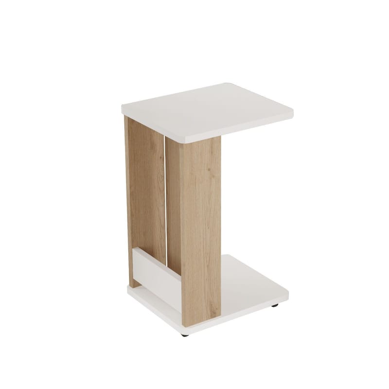 Solven Sidebord 32x42x55 cm, Eg og hvid