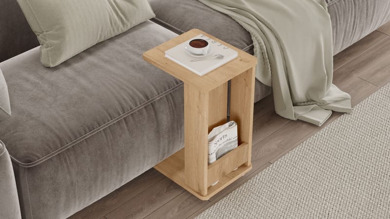 Solven Sidebord 32x42x55 cm - Eg - Møbler - Borde - Aflastningsbord - Lampebord