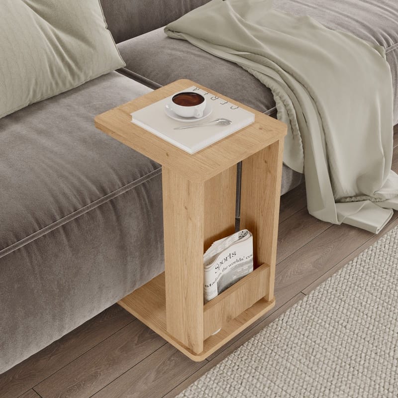 Solven Sidebord 32x42x55 cm - Eg - Møbler - Borde - Aflastningsbord - Lampebord