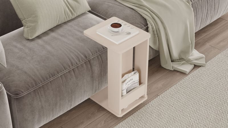 Solven Sidebord 32x42x55 cm - Sand - Møbler - Borde - Aflastningsbord - Lampebord