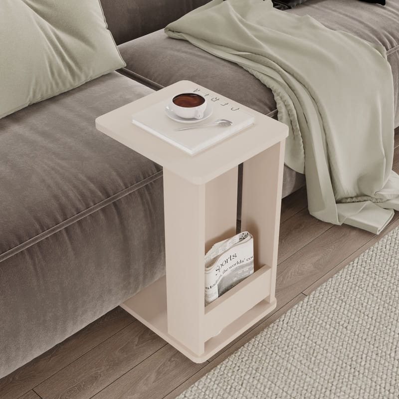 Solven Sidebord 32x42x55 cm - Sand - Møbler - Borde - Aflastningsbord - Lampebord