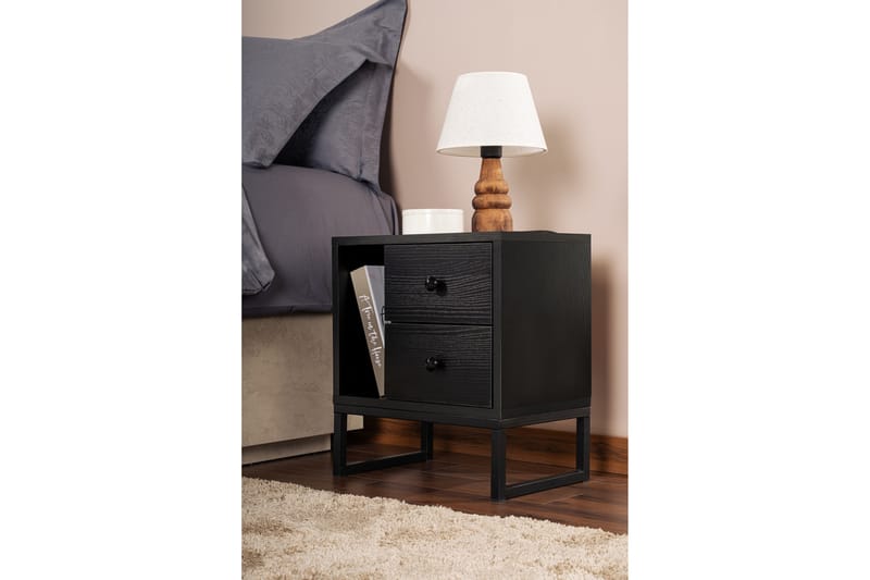 Sonali Natbord 45 cm - Sort - Møbler - Borde - Aflastningsbord - Sengebord