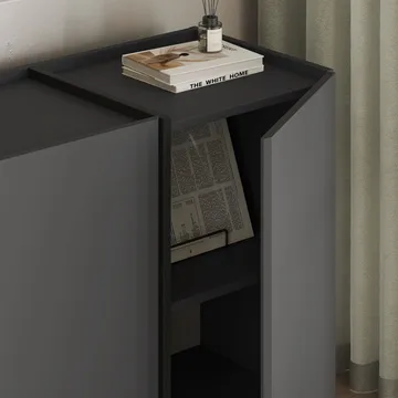 Sorlan Konsolbord 180 cm - Antracit/Sort - Møbler - Borde - Aflastningsbord - Entrébord