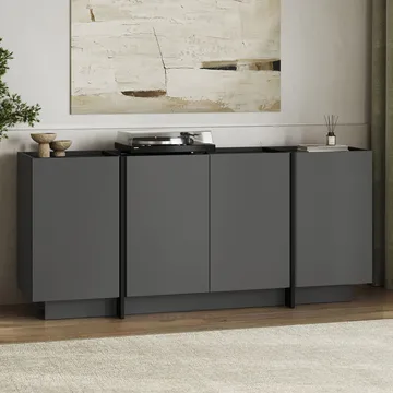 Sorlan Konsolbord 180 cm - Antracit/Sort - Møbler - Borde - Aflastningsbord - Entrébord