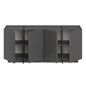 Sorlan Konsolbord 180 cm - Antracit/Sort - Møbler - Borde - Aflastningsbord - Entrébord