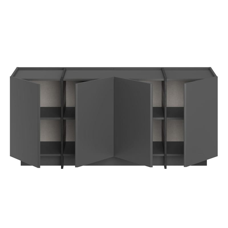Sorlan Konsolbord 180 cm - Antracit/Sort - Møbler - Borde - Aflastningsbord - Entrébord