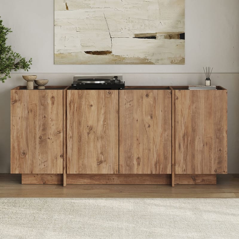 Sorlan Konsolbord 180 cm - Atlantic Pine, antracit - Møbler - Borde - Aflastningsbord - Entrébord