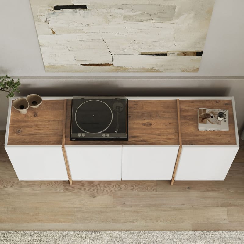 Sorlan Konsolbord 180 cm - Hvid, Atlantic Pine - Møbler - Borde - Aflastningsbord - Entrébord