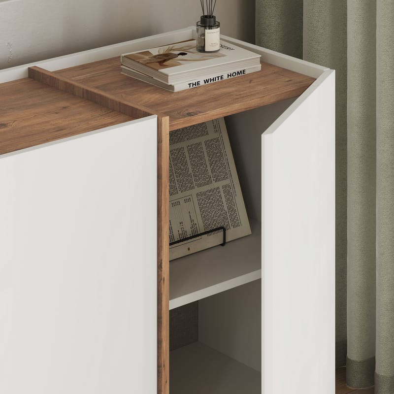 Sorlan Konsolbord 180 cm - Hvid, Atlantic Pine - Møbler - Borde - Aflastningsbord - Entrébord