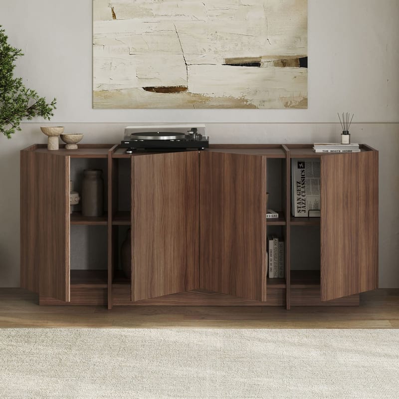 Sorlan Konsolbord 180 cm - Milano Walnut - Møbler - Borde - Aflastningsbord - Entrébord