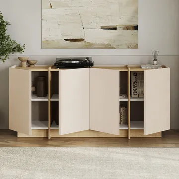 Sorlan konsolbord 180 cm - Safir Eg - Møbler - Borde - Aflastningsbord - Entrébord