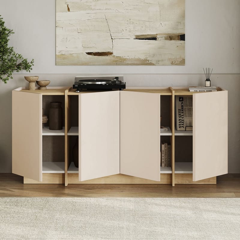 Sorlan konsolbord 180 cm - Safir Eg - Møbler - Borde - Aflastningsbord - Entrébord