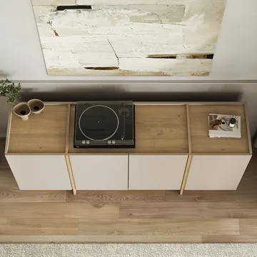 Sorlan konsolbord 180 cm - Safir Eg - Møbler - Borde - Aflastningsbord - Entrébord