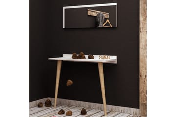 Sqandie skrivebord mod væg - Hvid - Møbler - Borde - Kontorbord - Skrivebord