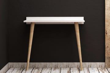 Sqandie skrivebord mod væg - Hvid - Møbler - Borde - Kontorbord - Skrivebord