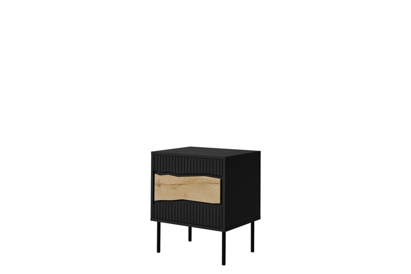 Stintino Sengebord 51 cm - Sort/Brun - Møbler - Borde - Aflastningsbord - Sengebord