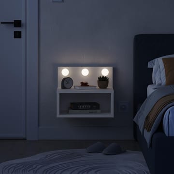 Sumira Sengebord 40 cm - Hvid - Møbler - Borde - Aflastningsbord - Sengebord