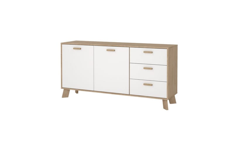 Sumita Konsolbord 147 cm - Hvid/Natur - Møbler - Borde - Aflastningsbord - Entrébord