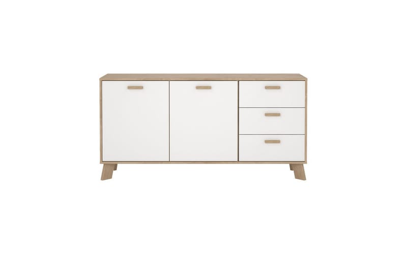 Sumita Konsolbord 147 cm - Hvid/Natur - Møbler - Borde - Aflastningsbord - Entrébord