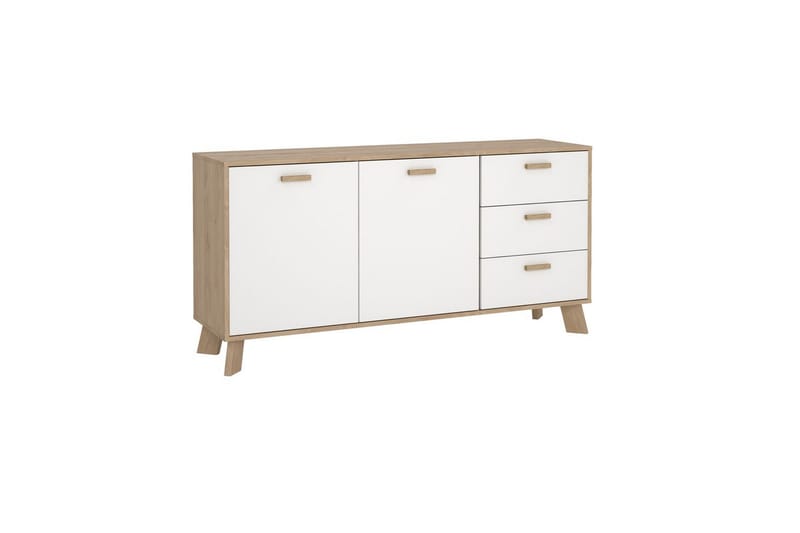 Sumita Konsolbord 147 cm - Hvid/Natur - Møbler - Borde - Aflastningsbord - Entrébord