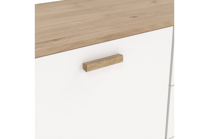Sumita Konsolbord 147 cm - Hvid/Natur - Møbler - Borde - Aflastningsbord - Entrébord