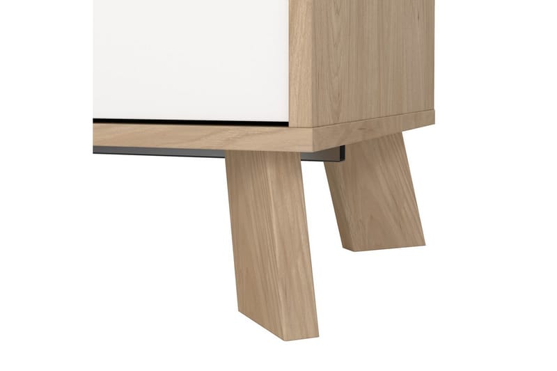 Sumita Konsolbord 147 cm - Hvid/Natur - Møbler - Borde - Aflastningsbord - Entrébord
