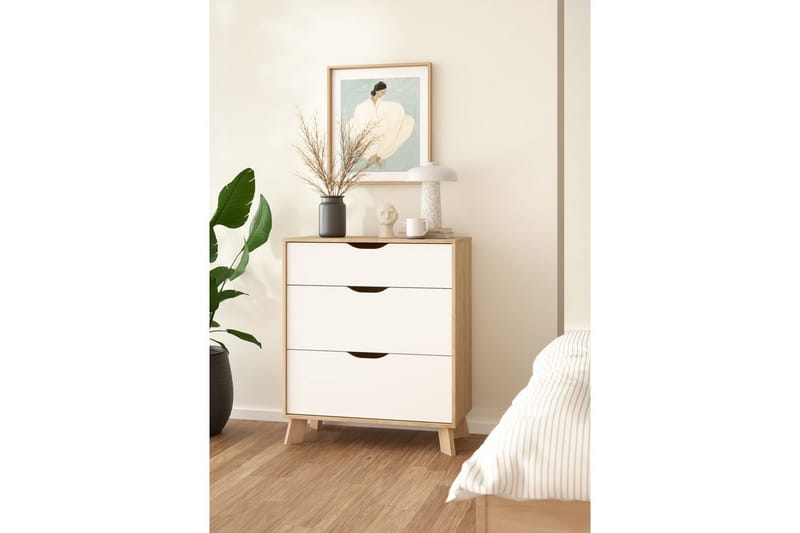 Sumita Konsolbord 79 cm - Natur/Hvid - Møbler - Borde - Aflastningsbord - Entrébord