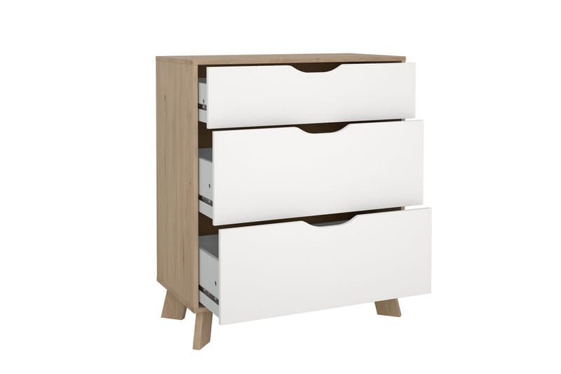 Sumita Konsolbord 79 cm - Natur/Hvid - Møbler - Borde - Aflastningsbord - Entrébord